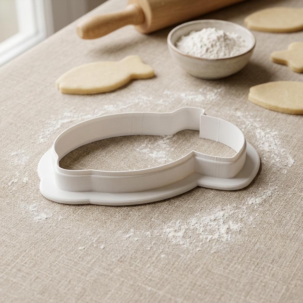 Lemon with Leaf Cookie Cutter, 3D Printed Garden Theme