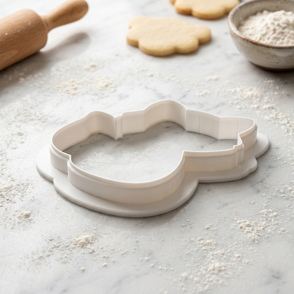 Cute Fox Cookie Cutter, 3D Printed Animal Theme