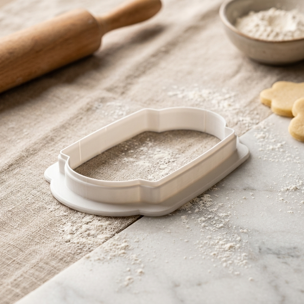 Tall Back to School Plaque Cookie Cutter, 3D Printed School Theme