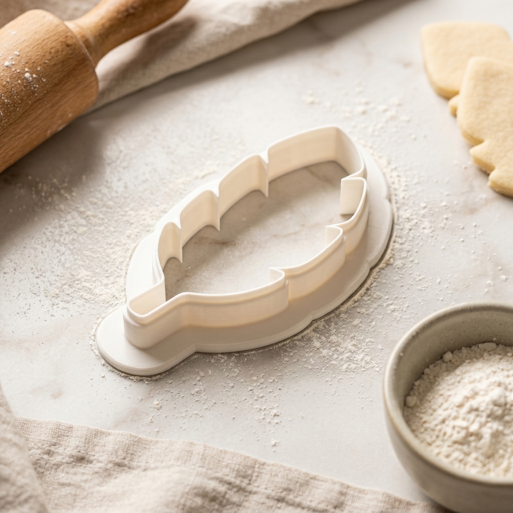 Boho Feather Cookie Cutter, 3D Printed Party Theme