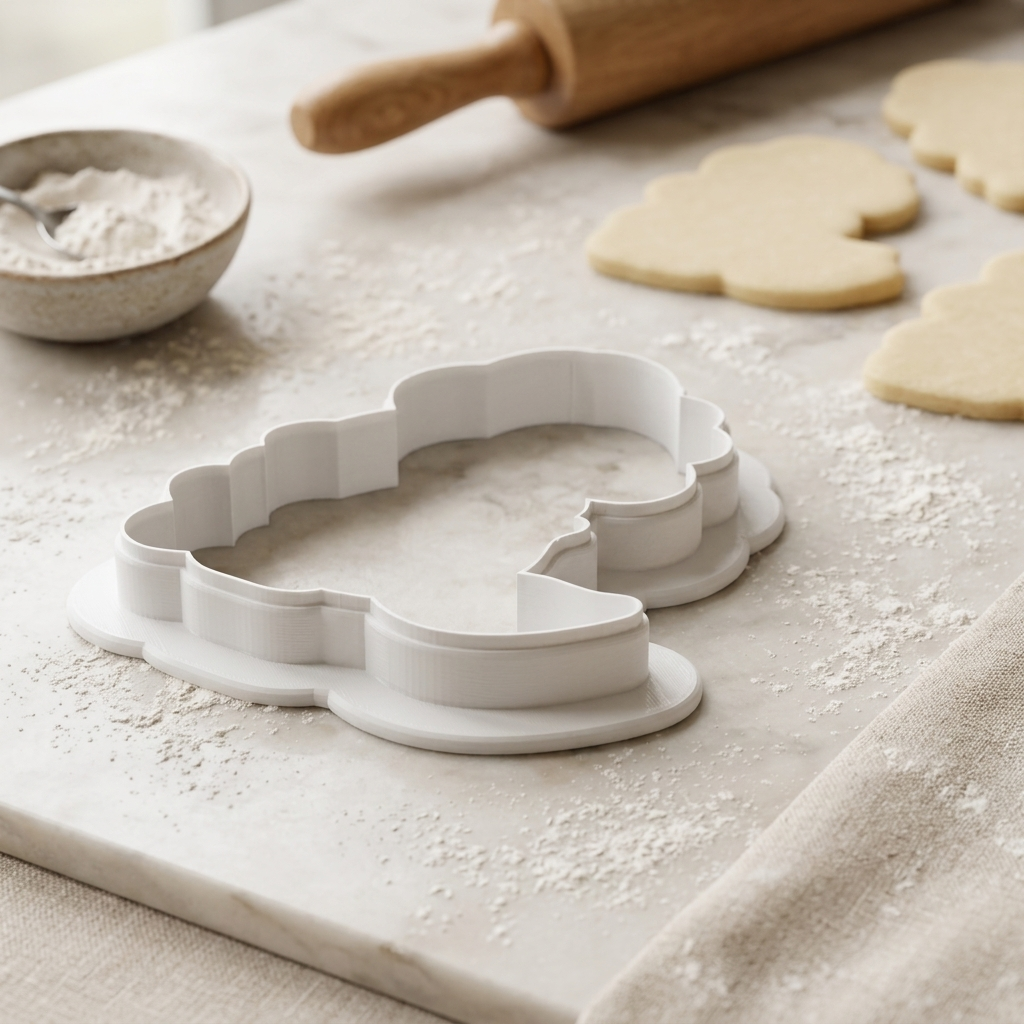 Under the Sea Mermaid Cookie Cutter, 3D Printed Ocean Theme