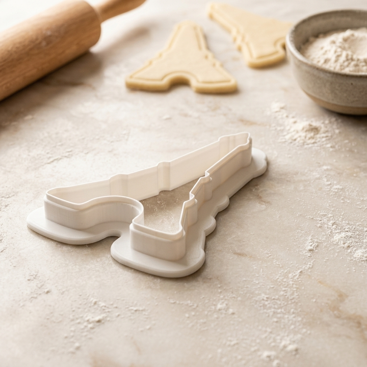 Eiffel Tower Paris Cookie Cutter, 3D Printed Travel Theme