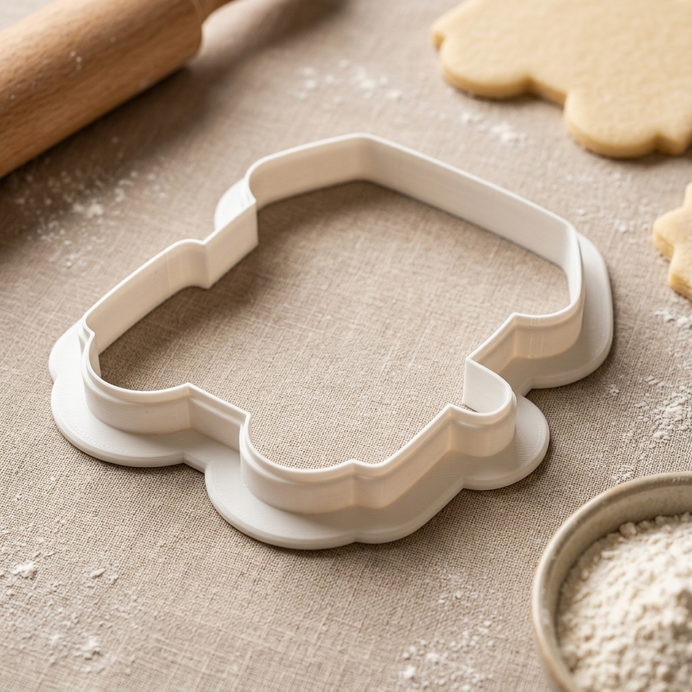 Produce Cart Cookie Cutter, 3D Printed Travel Theme