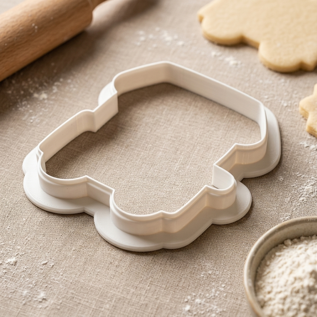 Produce Cart Cookie Cutter, 3D Printed Travel Theme