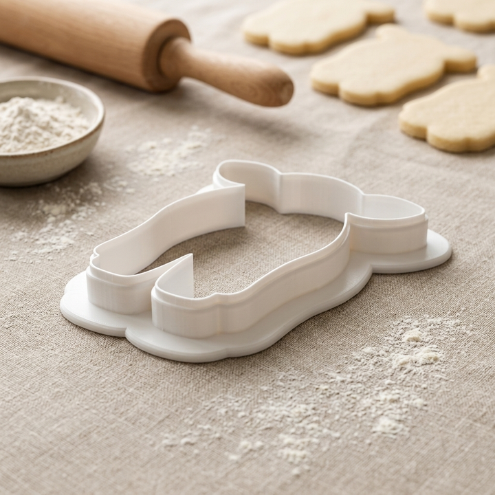 Show Calf Cookie Cutter, 3D Printed Animal Theme