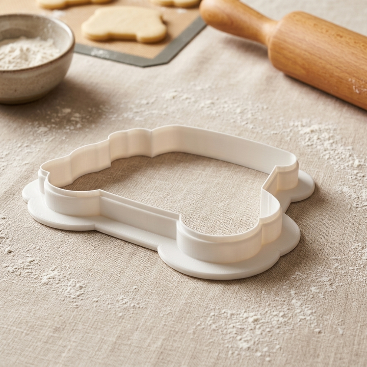 Golf Cart Cookie Cutter, 3D Printed Golf Theme