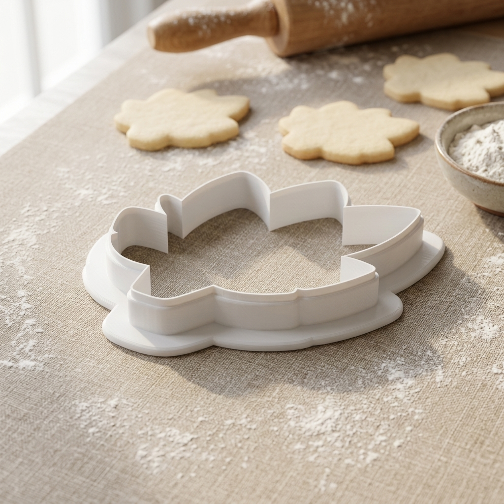 Tropical Plant Cookie Cutter, 3D Printed Garden Theme