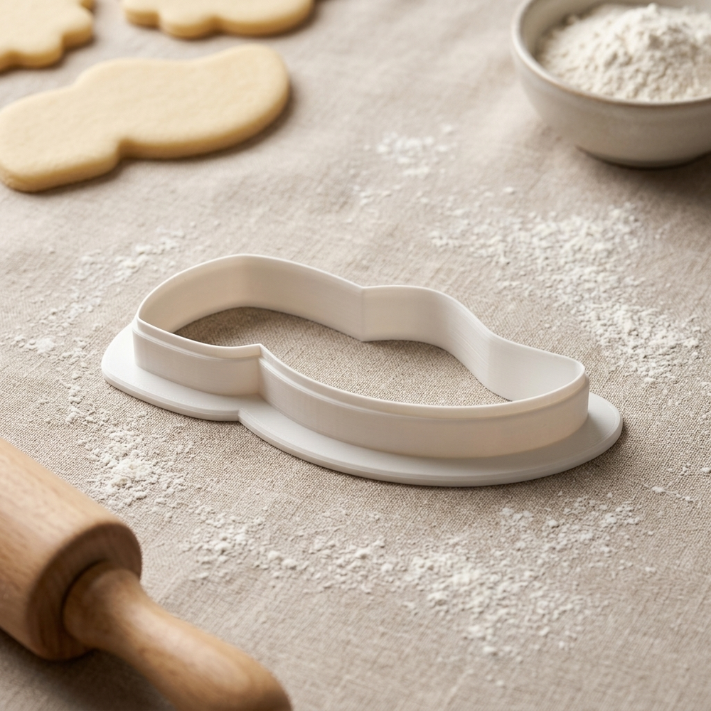 Wooden Shoe Cookie Cutter, 3D Printed Party Theme