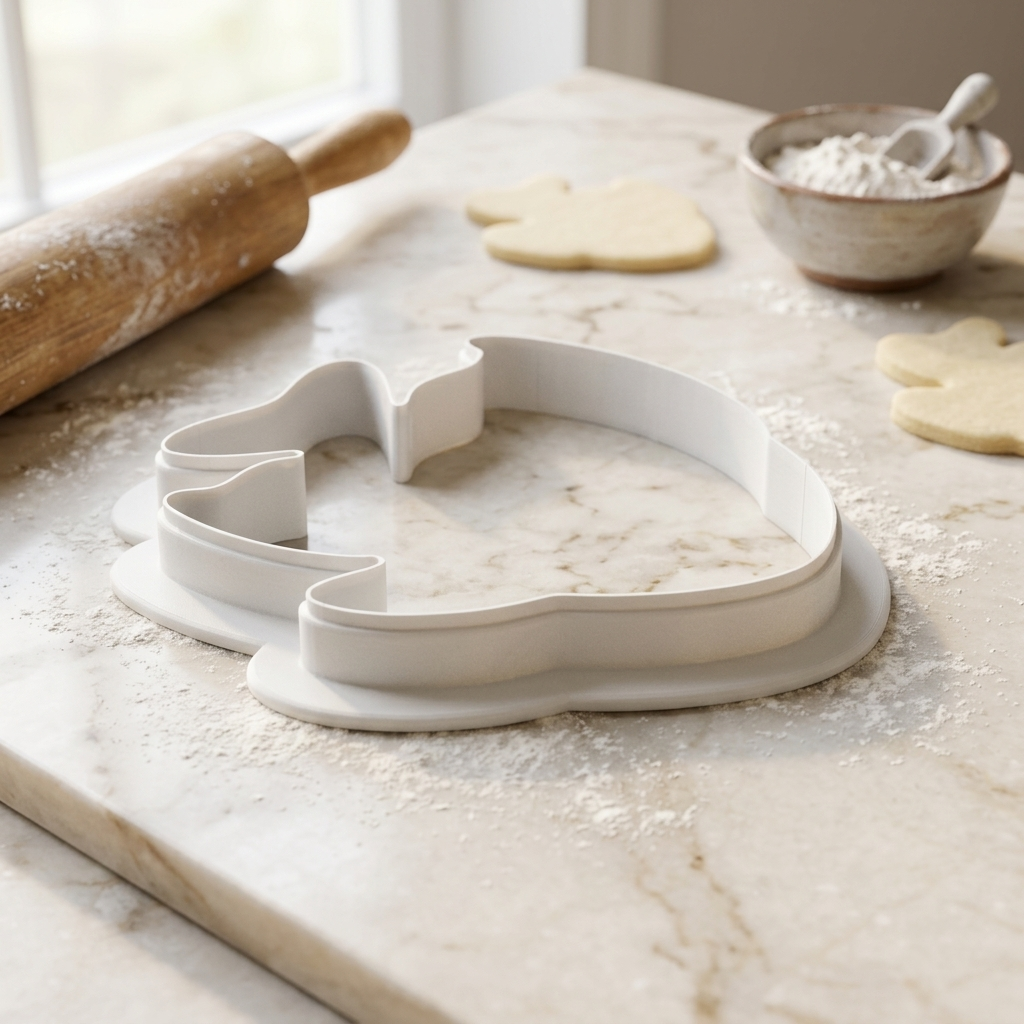 Under the Sea Angelfish Cookie Cutter, 3D Printed Ocean Theme