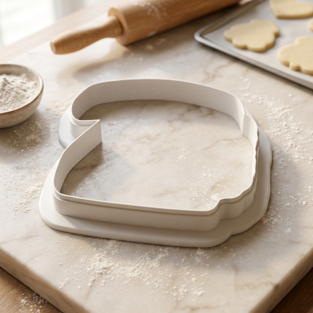 Retro Phone Vintage Telephone Cookie Cutter, 3D Printed Party Theme