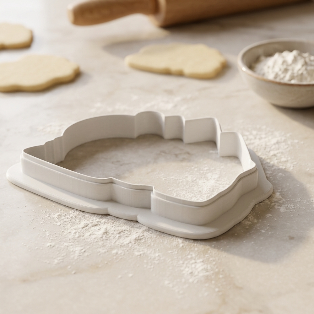 Outdoor Adventure Cookie Cutter, 3D Printed Travel Theme