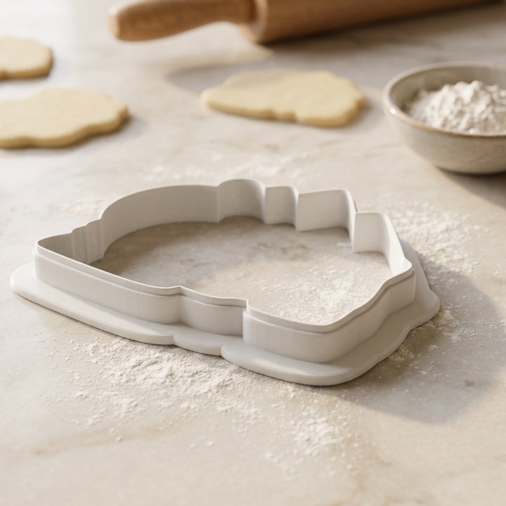 Outdoor Adventure Cookie Cutter, 3D Printed Travel Theme