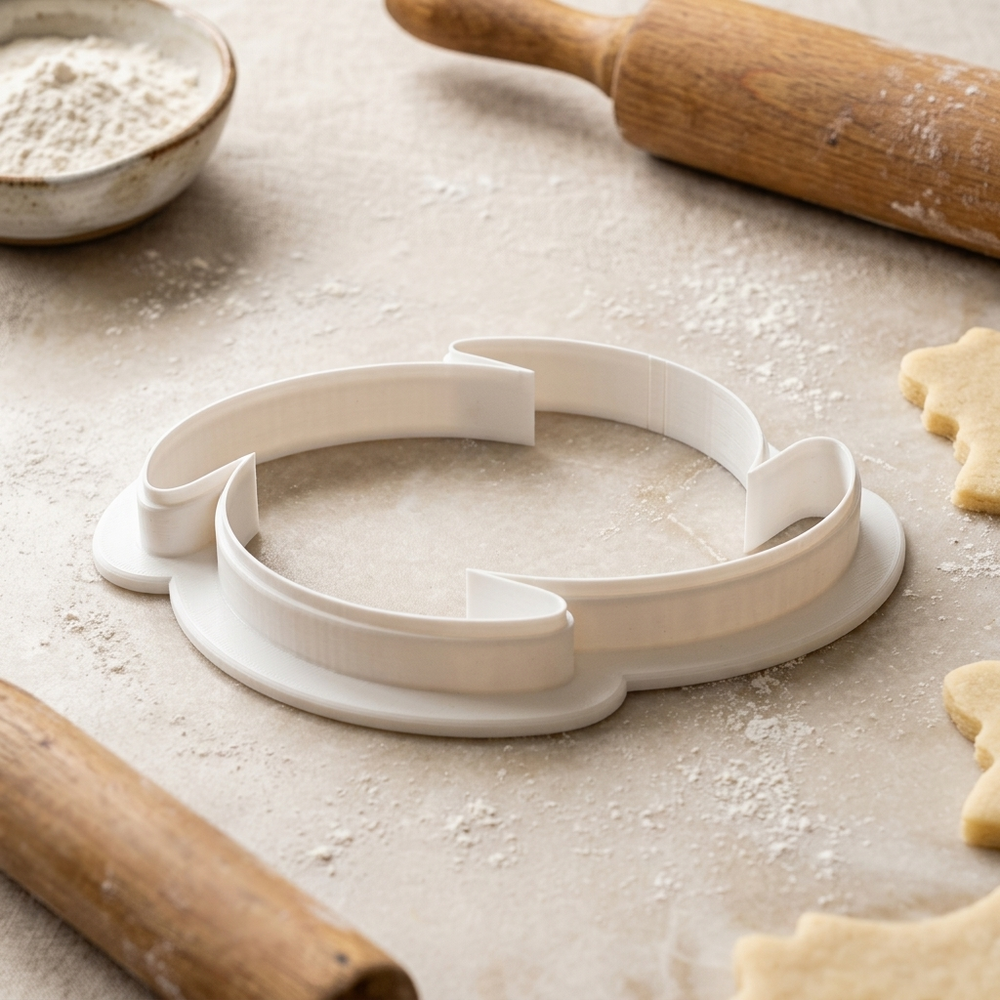 Hurricane Symbol Cookie Cutter, 3D Printed Party Theme