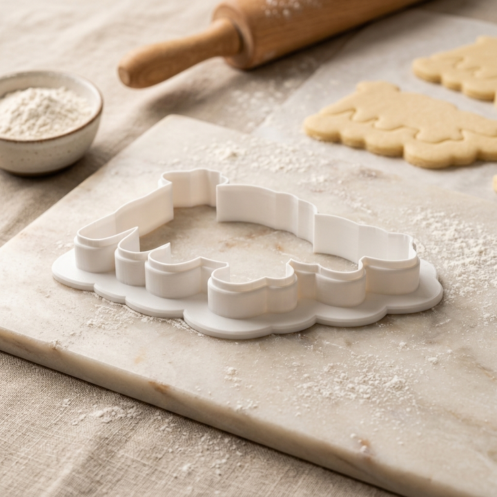 Frosted Animal Crackers Cookie Cutter, 3D Printed Party Theme