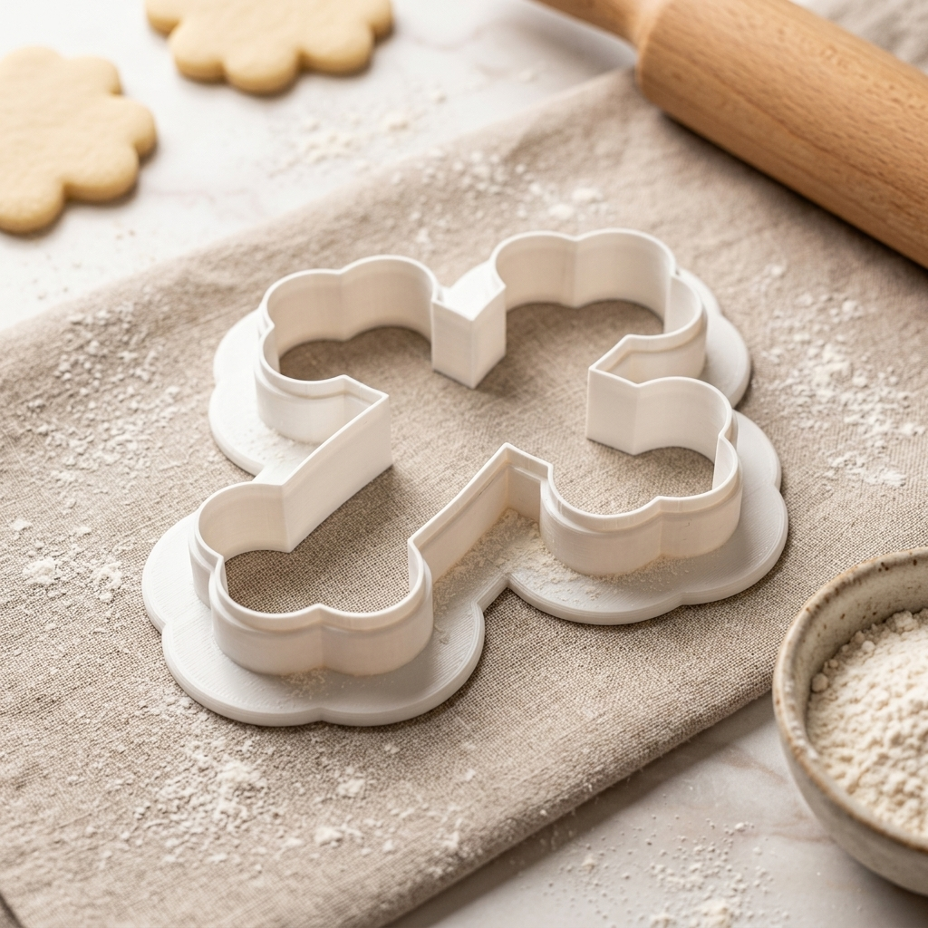 Baptism Communion Fancy Cross Cookie Cutter, 3D Printed Party Theme