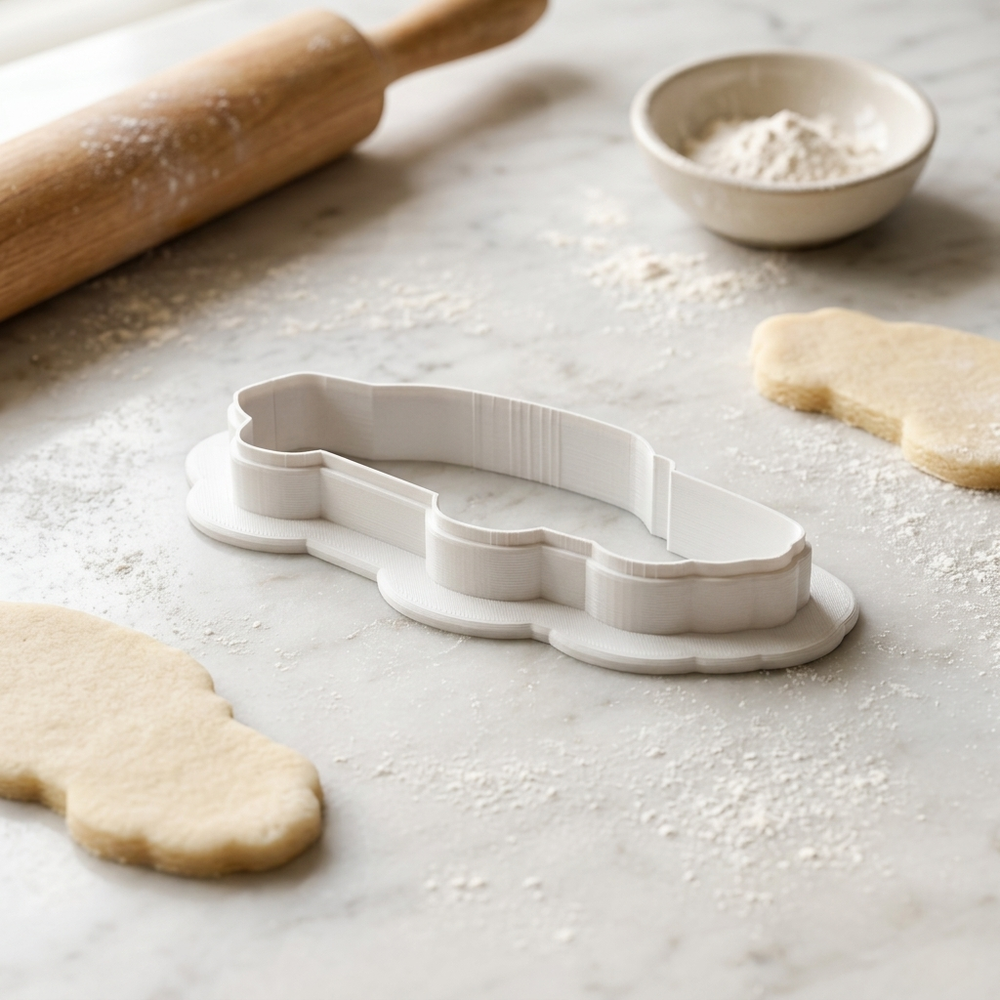 Muscle Car Cookie Cutter, 3D Printed Travel Theme
