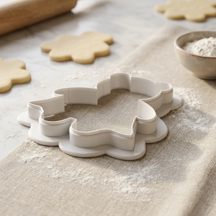 Super Dad Papa Bear Cookie Cutter, 3D Printed Father’s Day Theme