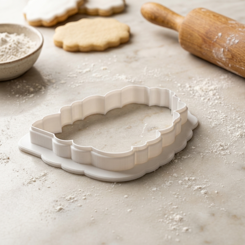 Tall Bunny Garden Cookie Cutter, 3D Printed Easter Theme