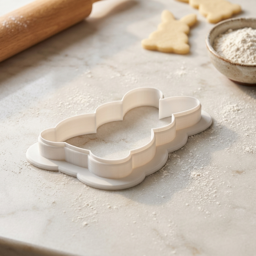 Chinese New Year Bunny Cookie Cutter, 3D Printed Easter Theme