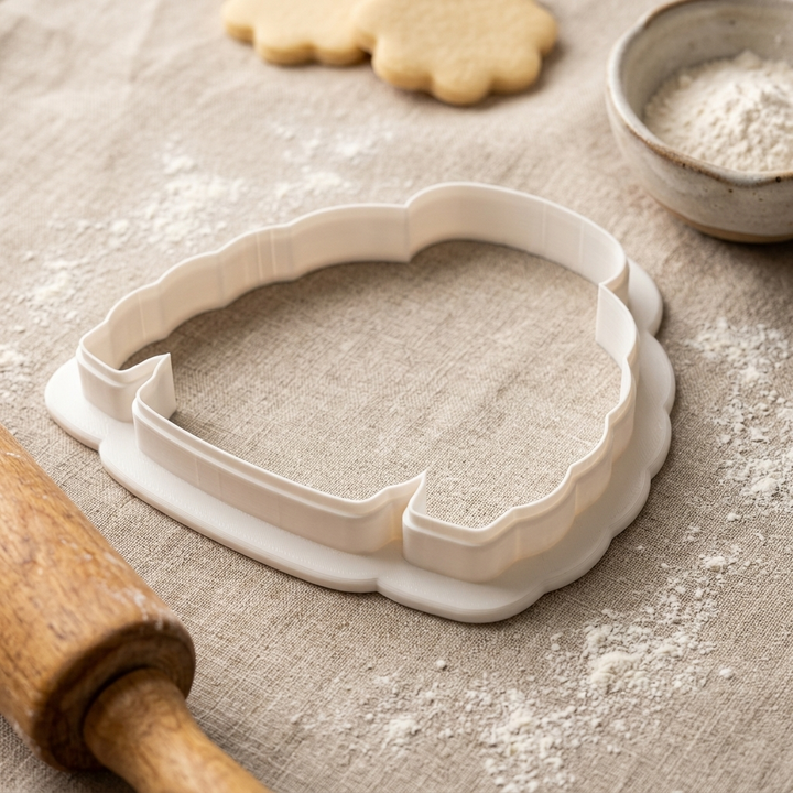 Puffy Jacket Cookie Cutter, 3D Printed Home &amp; Living Theme