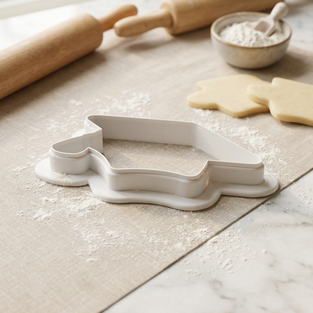 Traditional Graduation Cap Cookie Cutter, 3D Printed Graduation Theme