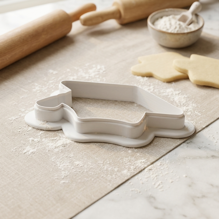 Traditional Graduation Cap Cookie Cutter, 3D Printed Graduation Theme