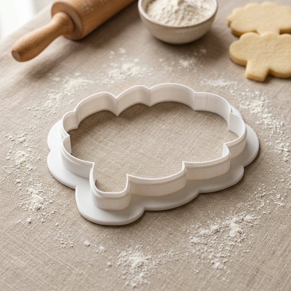 Flower and Leaf Cookie Cutter, 3D Printed Garden Theme