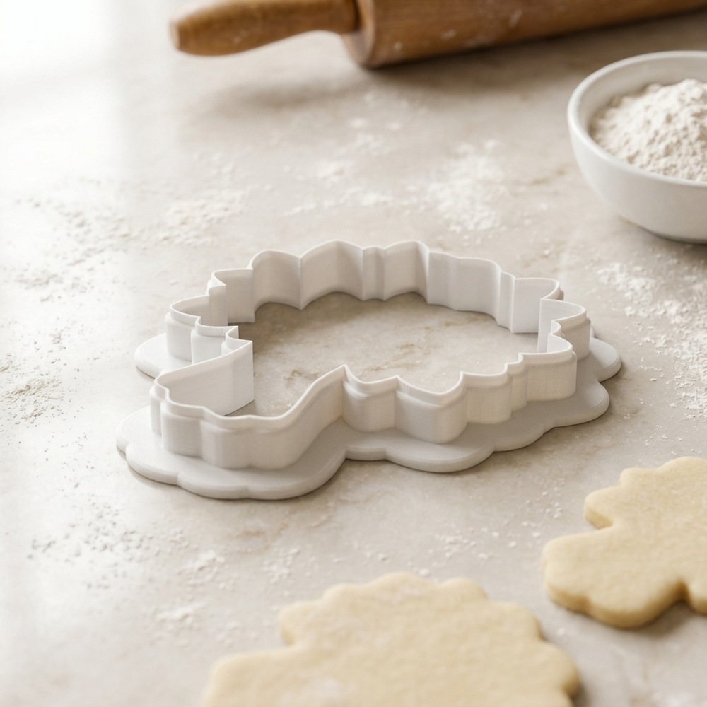Wedding Bouquet Floral Bouquet Cookie Cutter, 3D Printed Wedding Theme