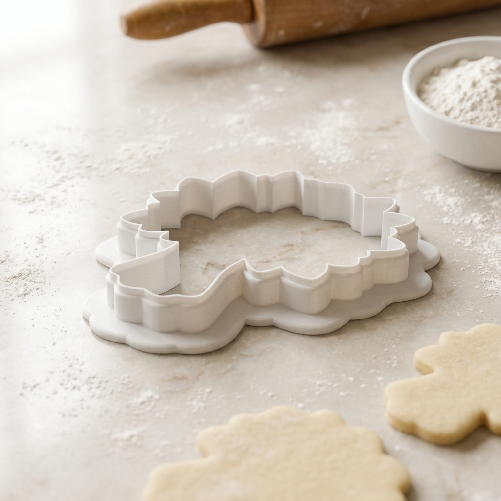 Wedding Bouquet Floral Bouquet Cookie Cutter, 3D Printed Wedding Theme