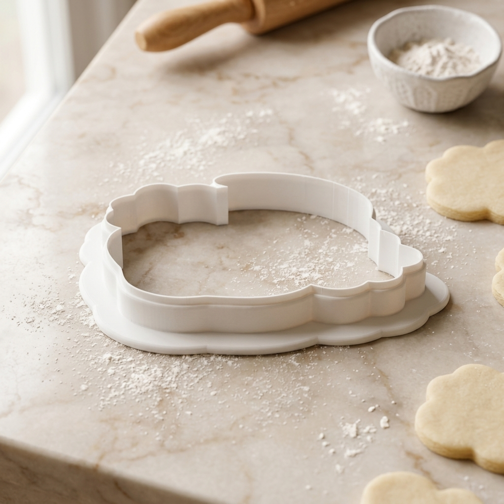Clown Face Cookie Cutter, 3D Printed Party Theme