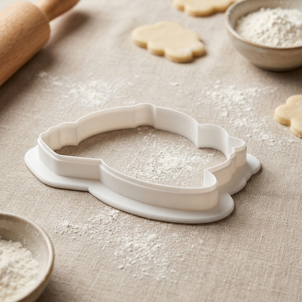 Tea Party Bridal Shower Regency Party Cookie Cutter, 3D Printed Wedding Theme