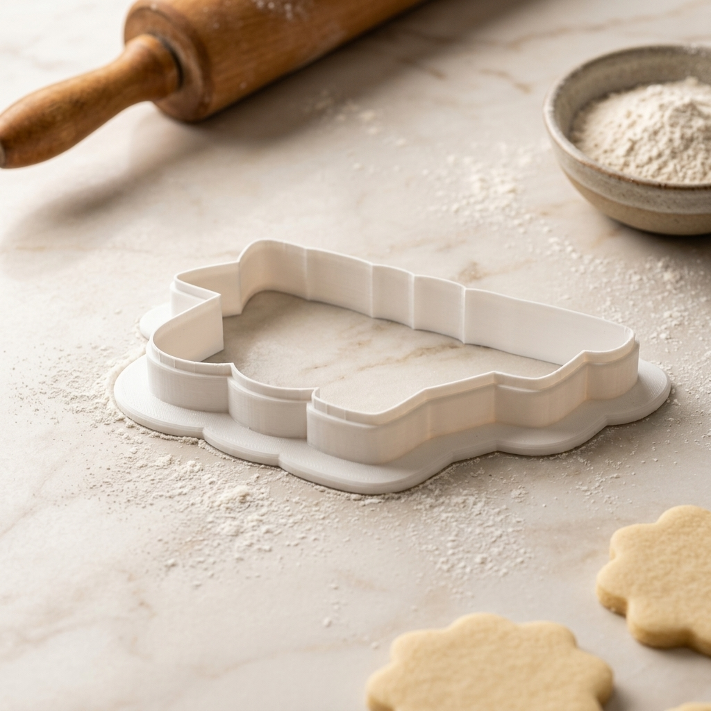 Thank You Block Letter Cookie Cutter, 3D Printed Party Theme