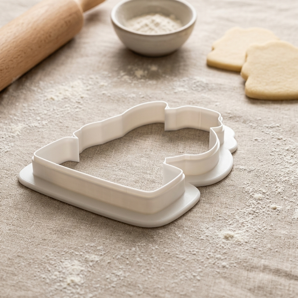 Father Day Gone Fishing Cookie Cutter, 3D Printed Father’s Day Theme
