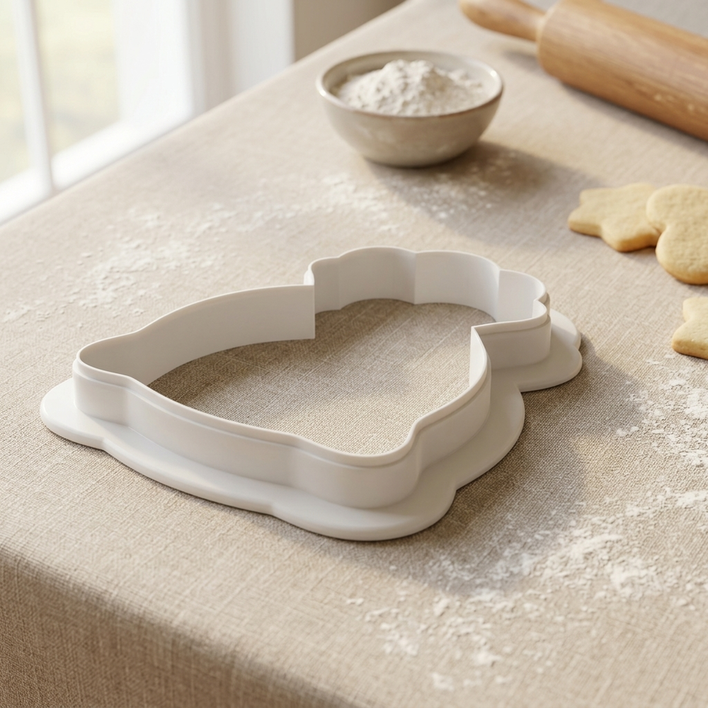 Santa Gift Sack Cookie Cutter, 3D Printed Christmas Theme