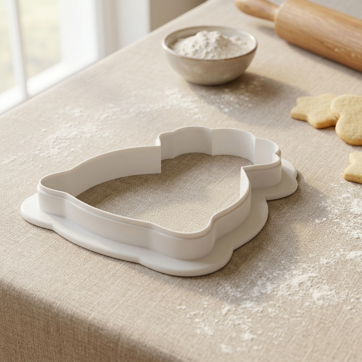 Santa Gift Sack Cookie Cutter, 3D Printed Christmas Theme