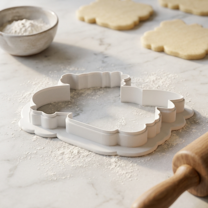 Chinese New Year Rabbit and Dragon Cookie Cutter, 3D Printed Party Theme