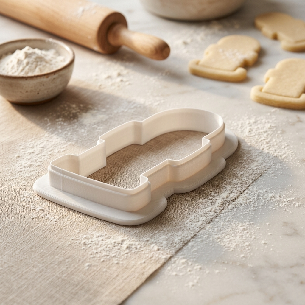 Tall Skinny Gravestone Cookie Cutter, 3D Printed Halloween Theme