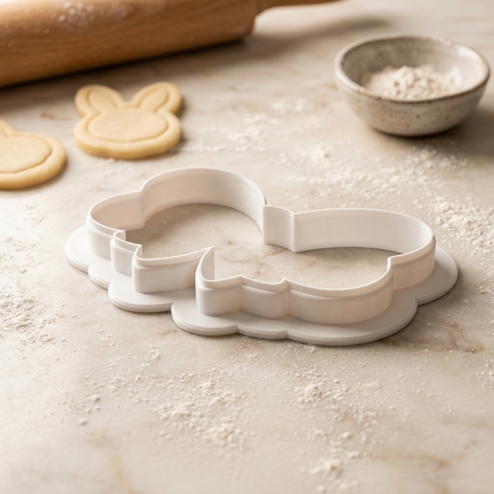 Whimsy Bow Cookie Cutter, 3D Printed Party Theme