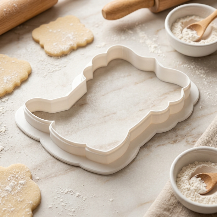 Coquette Boots and Howdy Valentine Plaque Cookie Cutter, 3D Printed Valentine Theme