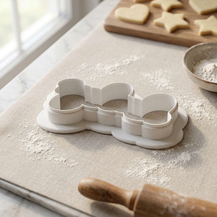 Script Baby Cookie Cutter, 3D Printed Baby Shower Theme