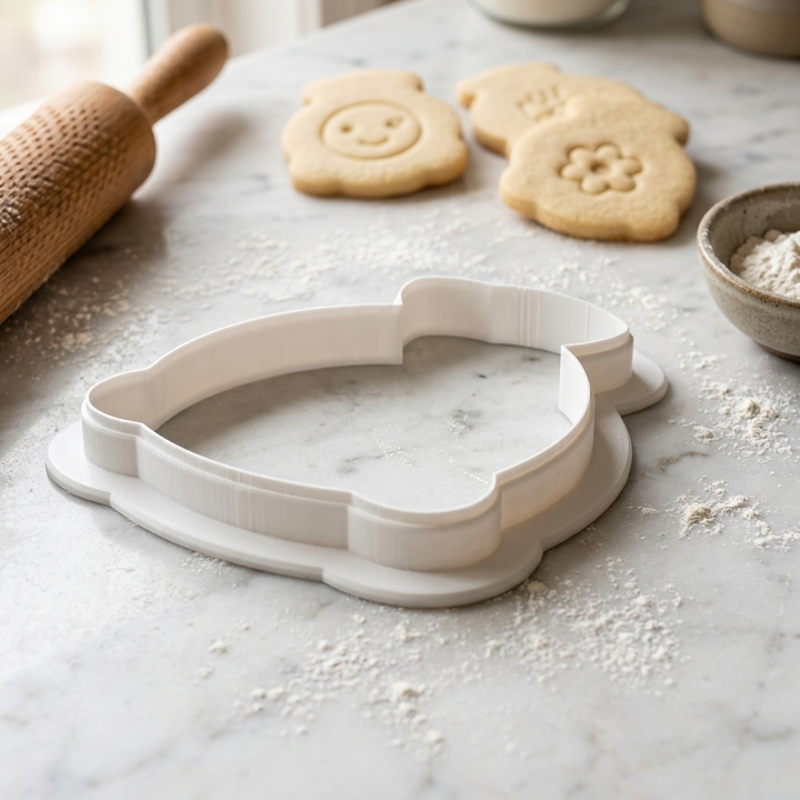 Santa Toy Sack Cookie Cutter, 3D Printed Christmas Theme