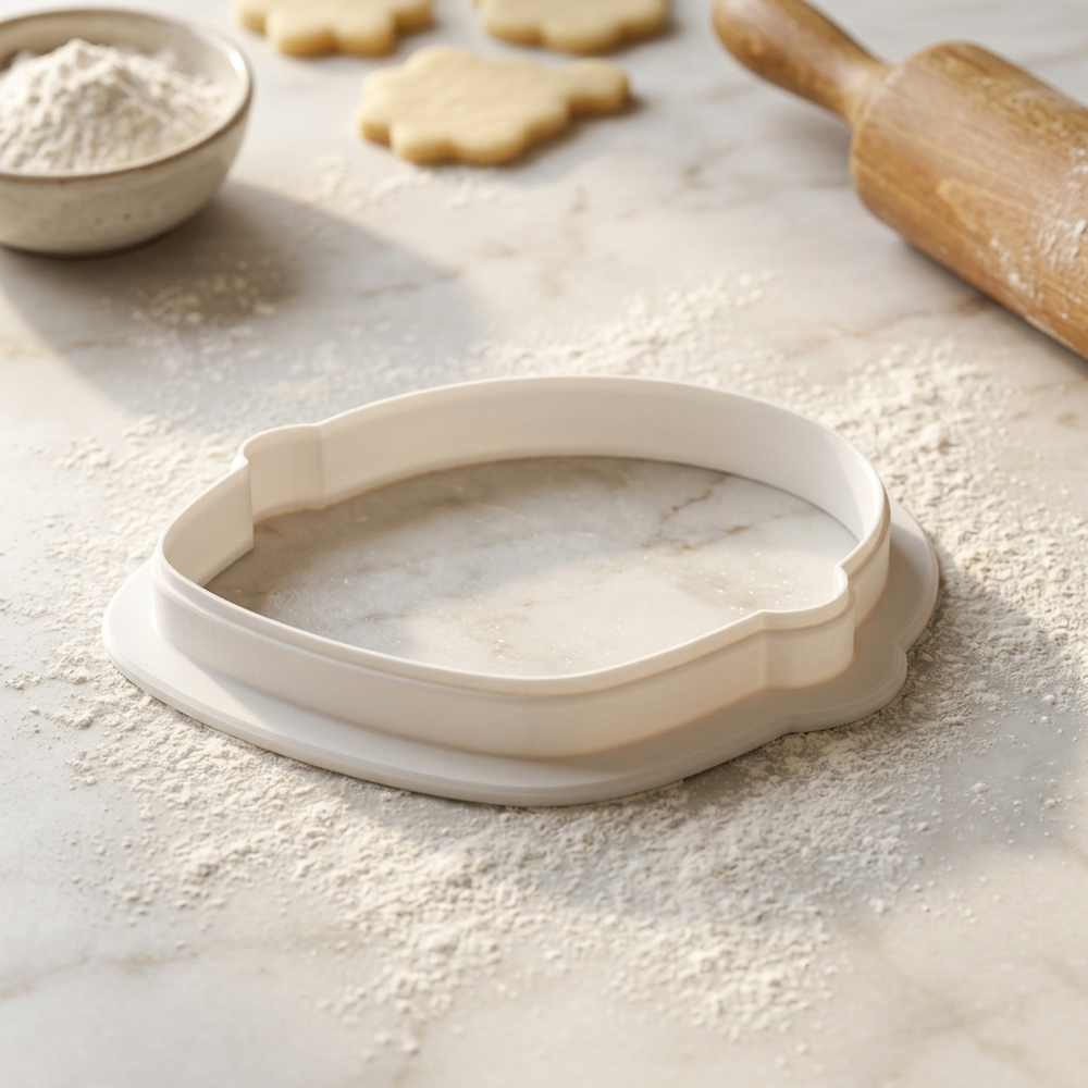 Fall Fruit Basket Cookie Cutter, 3D Printed Thanksgiving Theme