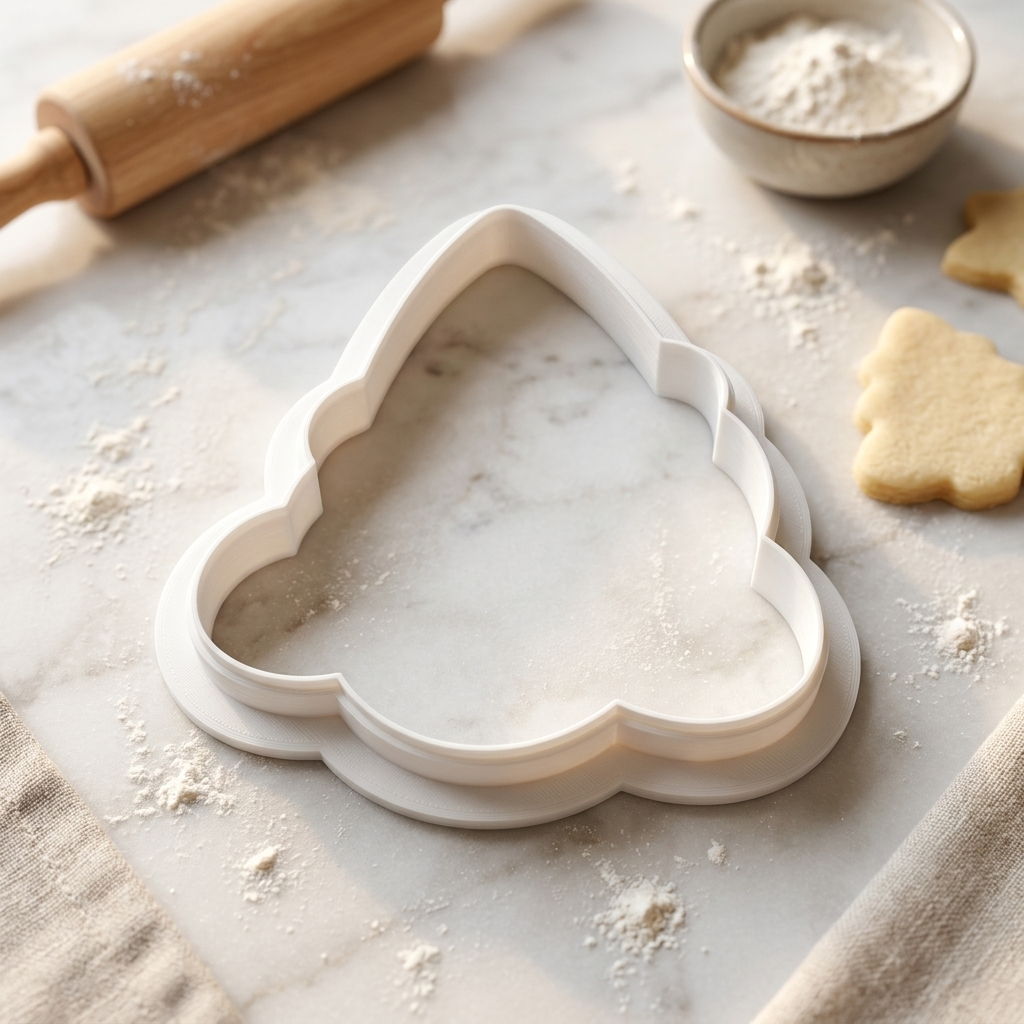 Melted Ice Cream Cookie Cutter, 3D Printed Food Theme