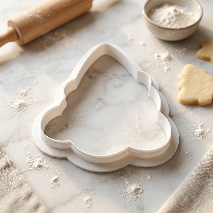 Melted Ice Cream Cookie Cutter, 3D Printed Food Theme