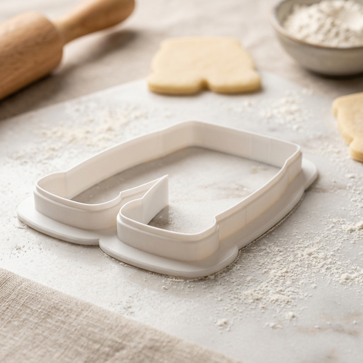 Santa Pajama Bottom Cookie Cutter, 3D Printed Home &amp; Living Theme