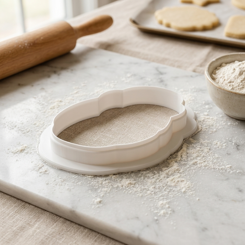 Fuzzy Slippers Pajama Bunny Slippers Cookie Cutter, 3D Printed Home & Living Theme
