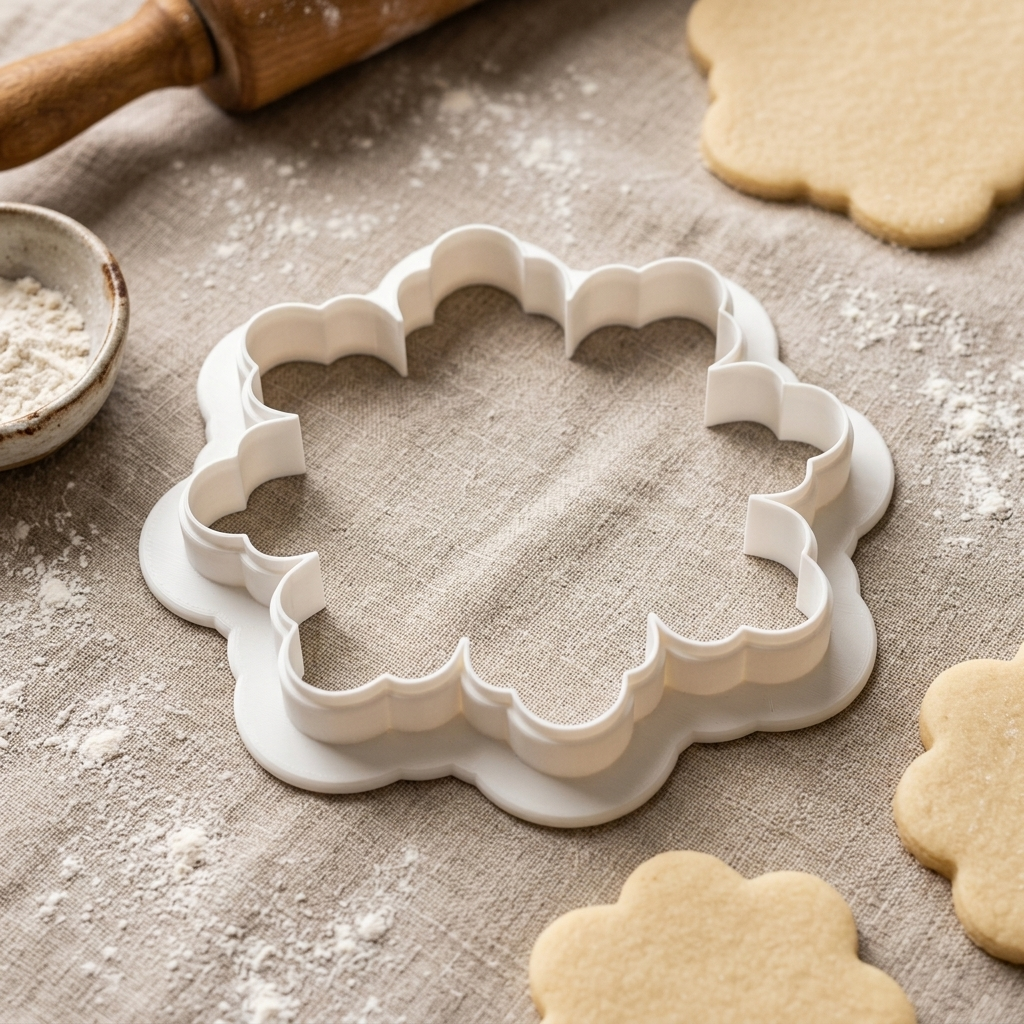 Greenery Wax Seal Cookie Cutter, 3D Printed Plaque Theme
