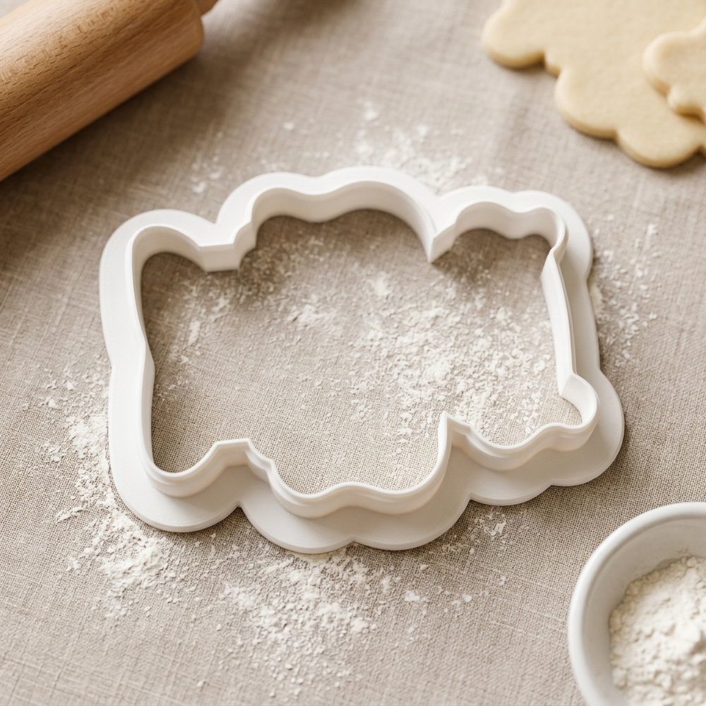 Robot Valentine Pun Cookie Cutter, 3D Printed Valentine Theme
