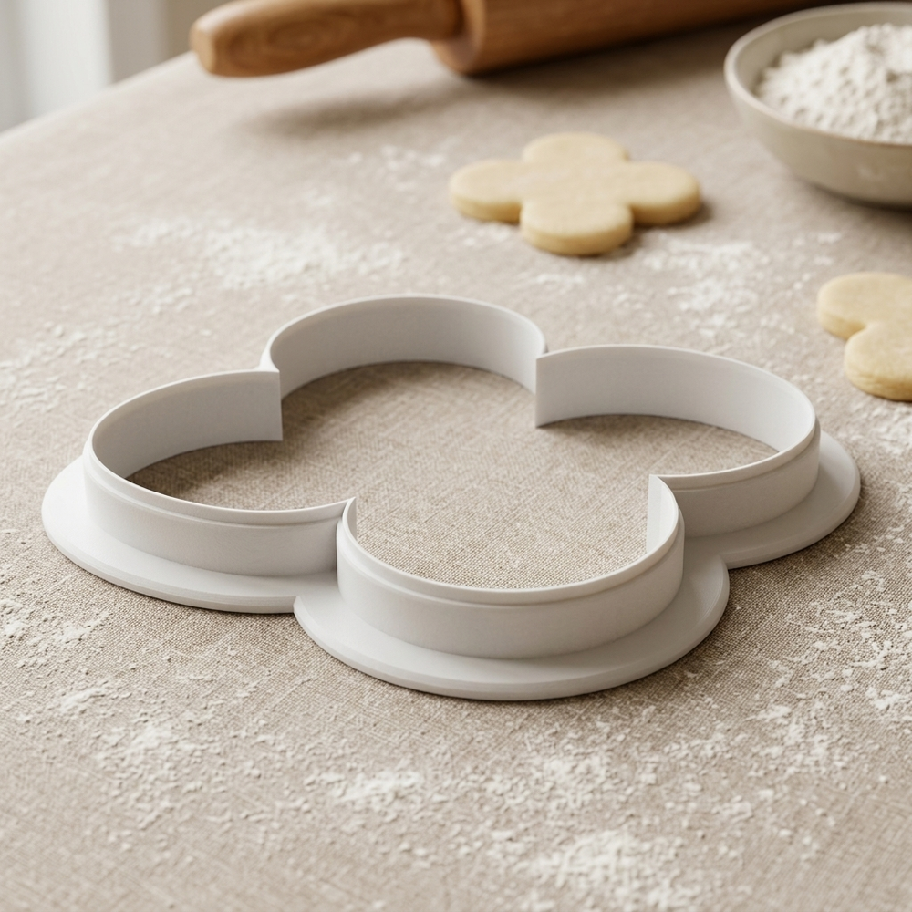 Abstract Shapes Cookie Cutter, 3D Printed Plaque Theme