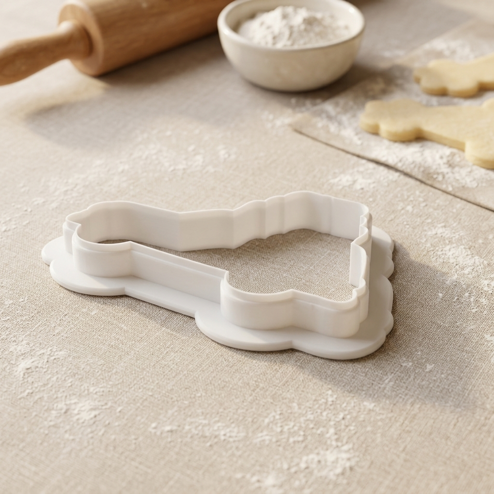 Car with Luggage Cookie Cutter, 3D Printed Travel Theme